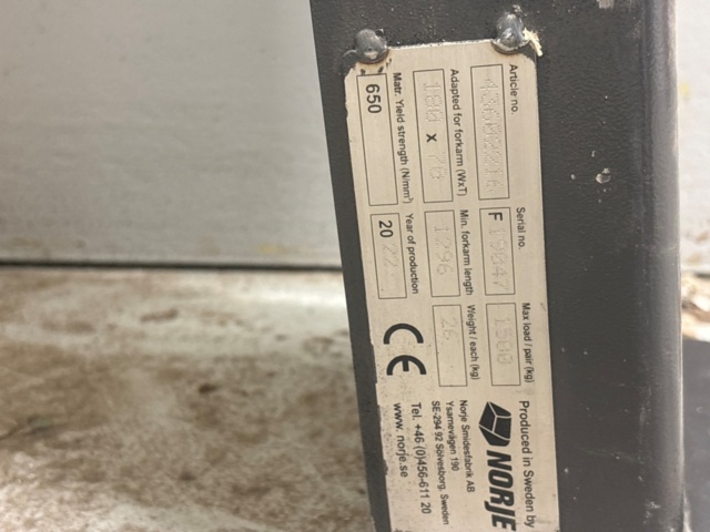 1368274-3 Extension forks - Norje