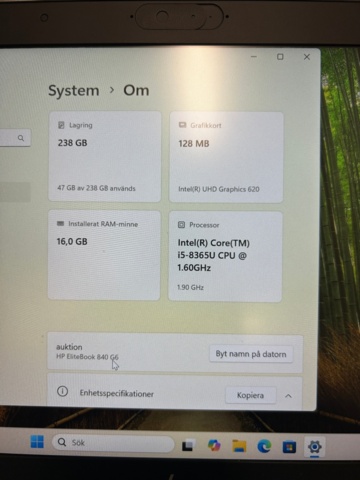 1454804-13 Bärbar dator med tillbehör - HP EliteBook 840 G6