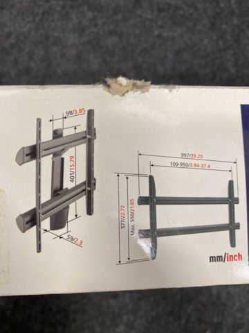 1475895-4 Wall mount Vogel's Evolution 6000 Series EFW 6405