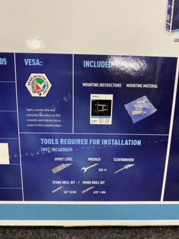 1475895-6 Wall mount Vogel's Evolution 6000 Series EFW 6405