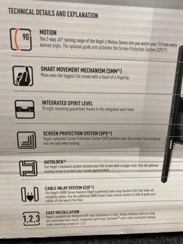 1475896-5 Väggfäste Vogel's EFW 8325 32"-50"