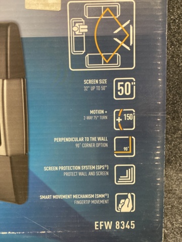 1475897-2 Wall mount Vogel's EFW 8325 32"-50"