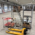 1368284-1 Pallet trucks, storage trolleys, ladders and garbage bag holders