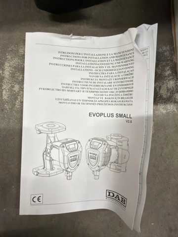 1449417-3 Cirkulationspump - DAB Evoplus
