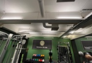 1424028 LED belysning i gym 20 armaturer