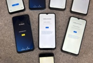 1454807 Samling med mobiltelefoner 8 st - Nokia, Apple, m.m.