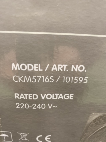 1475902-4 Köksmaskin Elvita CKM5716S