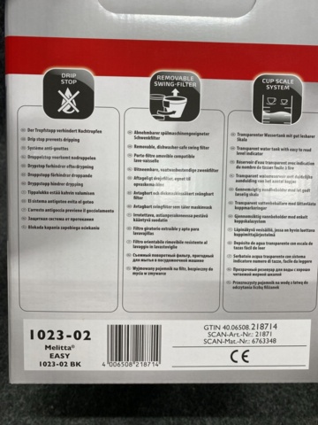 1475924-7 Coffee maker Melitta Easy & Toaster Champion
