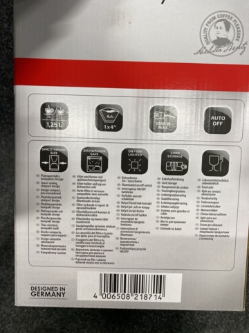 1475924-8 Coffee maker Melitta Easy & Toaster Champion