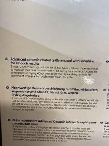 1475935-2 Hårtork Remington Sapphire Luxe