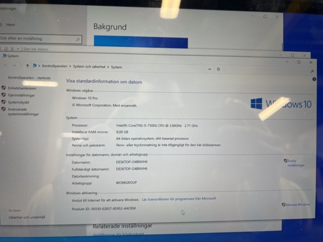 1384652-8 Surfplatta med tangentbord - Microsoft Surface Pro