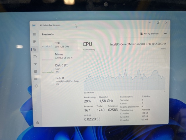 1384653-4 Surfplatta med tangentbord - Microsoft Surface Pro