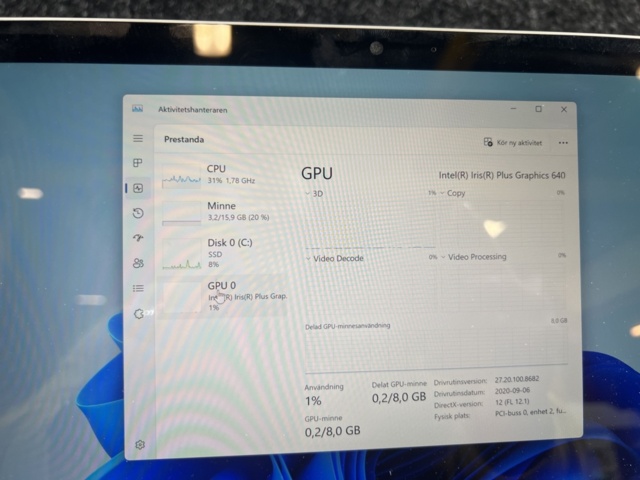 1384653-7 Surfplatta med tangentbord - Microsoft Surface Pro