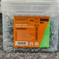 1476651-3 6000 pcs Hard plasterboard screws for wooden joists Prof 3.8x35 mm