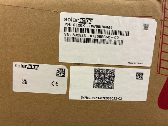 1476563-3 Inverter Solaredge SE20K SETAPP 3-phase