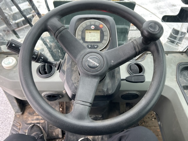 1454809-12 Kompaktlastare Kramer 5040 med skopa, gafflar, vikplog & sandspridare