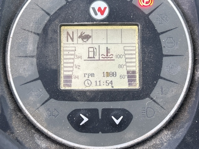 1454809-14 Kompaktlastare Kramer 5040 med skopa, gafflar, vikplog & sandspridare