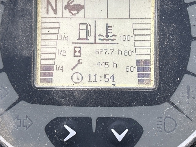 1454809-13 Kompaktlastare Kramer 5040 med skopa, gafflar, vikplog & sandspridare