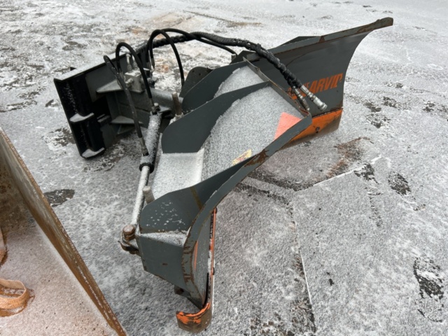 1454809-64 Kompaktlastare Kramer 5040 med skopa, gafflar, vikplog & sandspridare