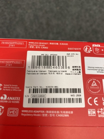 1472463-3 Trådlöst gamingheadset HyperX Cloud Alpha (svart)