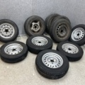 1436493-1 various tires on rims 10pcs