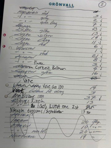 1436492-21 Lot of tobacco and nicotine products