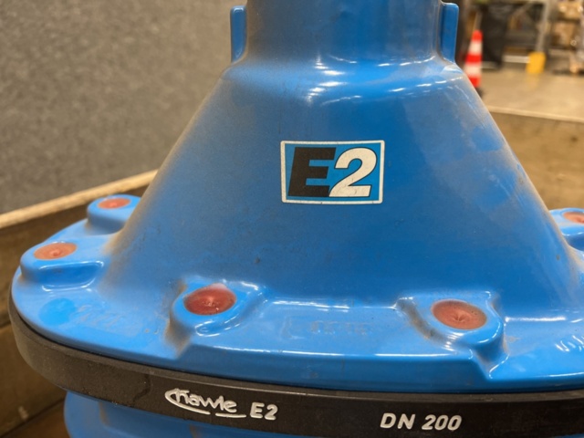 1476740-4 Wedge gate valve Hawle 4200, Smooth end 200 P