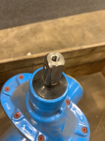 1476740-7 Wedge gate valve Hawle 4200, Smooth end 200 P