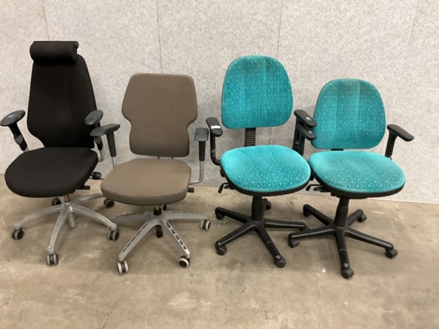 1472944-6 Office chairs 4 pcs