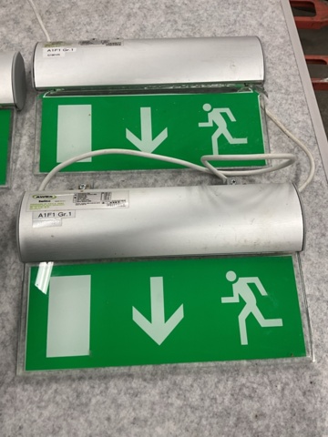 1472954-5 Utrymningsskyltar 5 st