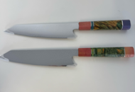 1477150 2 pcs Chef's Knives - Octagon Wa-handle - Free shipping