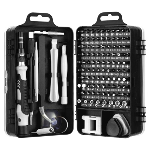 1477190-1 115 Piece Screwdriver Set for Precision Work - Free Shipping