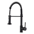 1477195-2 Kitchen faucet with pull-out spout Black - Free shipping
