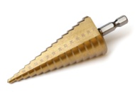 1477201 2 pcs Step drill 4-32mm titanium coated ball bearing steel - Free shipping