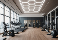 1477248 Ceiling light LED Hexagon 4840x2430 mm - Free shipping