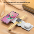 1477259-4 2 pcs 3-in-1 Wireless Charger White - Free shipping