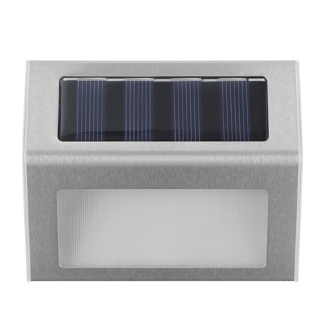 1477296-8 6 pcs Solar-powered LED stair lights in stainless steel – 6 LED, IP65 - Free shipping