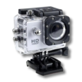 1477311-1 2 pcs Action Cameras 1080P Waterproof with Accessories Silver - Free shipping