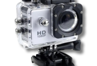 1477311 2 pcs Action Cameras 1080P Waterproof with Accessories Silver - Free shipping