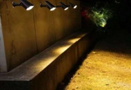 1477321 6 LED spotlights Solar powered, 2-LED IP65 - Free shipping