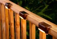 1477362 12 st Solcellsdriven trapp- & staketlampa - Fri frakt