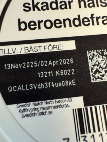 1405427-10 *UPDATE* Lot of snus – approx. 1,629 pcs.