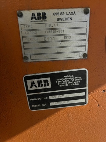 1421731-4 Svetsrobot med svetsbord - Robotics ABB IRB1400 ABB