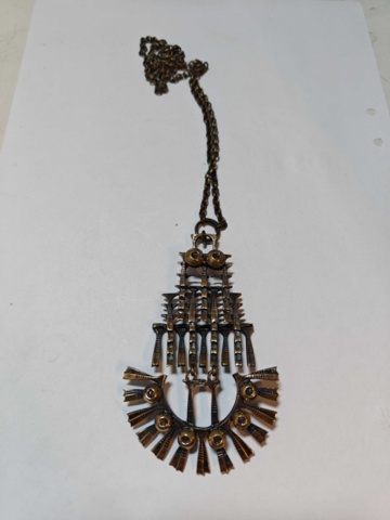 1400678-6 Large collection of bronze jewelry by designer Pentti Sarpaneva