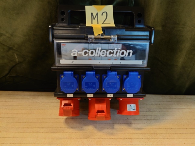 1477676-1 Construction center / electrical center 32A with earth leakage circuit breaker