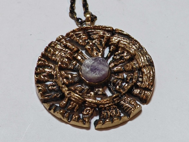 1400678-34 Large collection of bronze jewelry by designer Pentti Sarpaneva