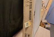 1477680 Stainless steel mirror – 800 x 800 mm (new)