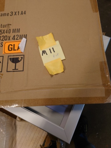 1477684-4 Information board / lockable notice board – A4, aluminum frame (6 pcs)