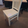 1477685-3 Wooden chair - white painted, classic model (30 pcs)