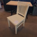 1477685-1 Wooden chair - white painted, classic model (30 pcs)